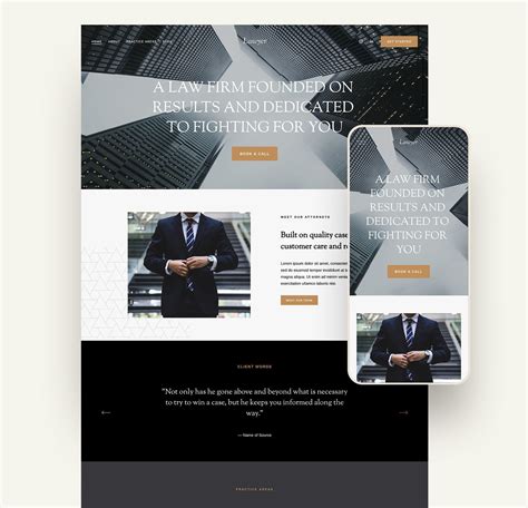 Best Squarespace Law Firm Website Templates Websites By Elise