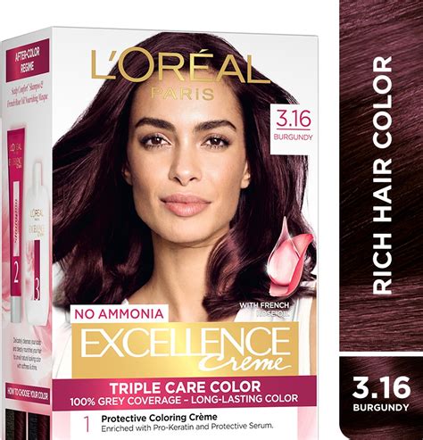 L'Oreal Paris Excellence Creme Hair Colour |Grey Coverage & Ammonia ...