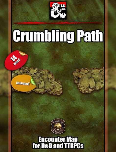 Crumbling Path A Dangerous Animated Map Pack W Fantasy Grounds Support Webm Animation