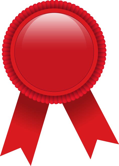 Download Ribbon Award Red Clip Art Red Ribbon Award Png Image With No