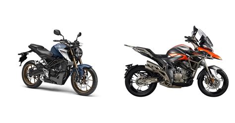 Motorrad Vergleich Honda CB125R 2021 Vs Zontes 310 T 2020