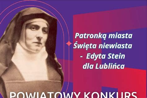 Powiatowy konkurs plastyczny dla dzieci i młodzieży o św Edycie Stein