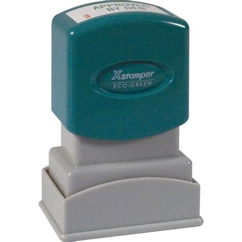 Xstamper Small Address Inspection Stamp Custom Message Stamp 0 50