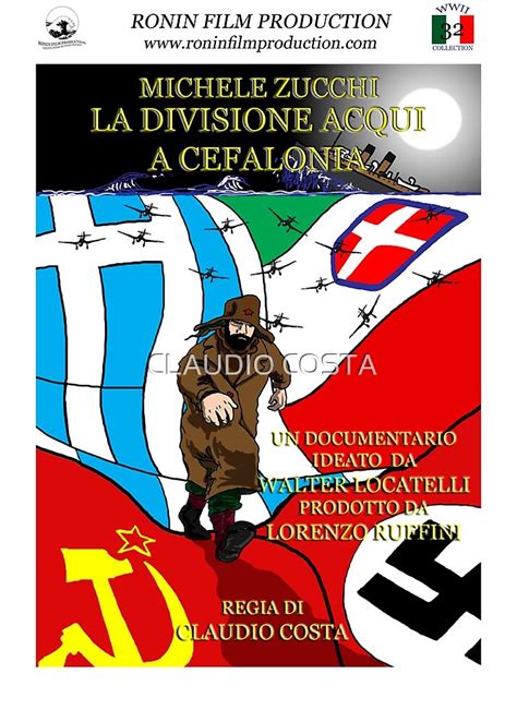 La Divisione Acqui A Cefalonia Official Poster By Claudio Costa