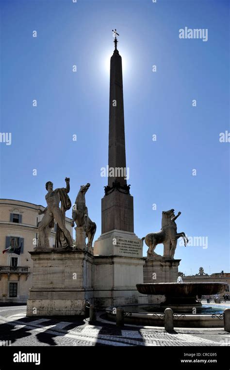 Obelisco Quirinale Hi Res Stock Photography And Images Alamy