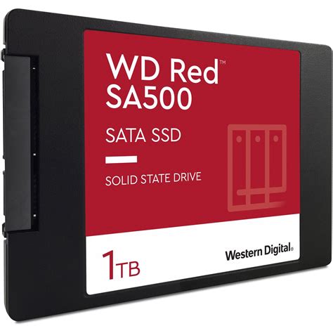 1TB WD Red SA500 NAS 2 5 6 4cm SAT 3D NAND TLC WDS100T1R0A SATA