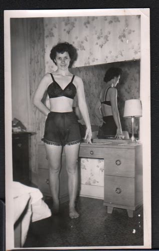 1960s Pinup B W Risque Photo 3 X4 5 Brunette Posing Sexy Cheesecake AB18 EBay