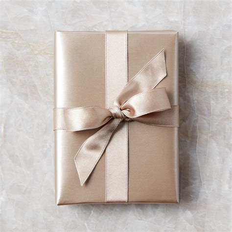 Champagne Gold Holiday T Wrap Reviews Cb2