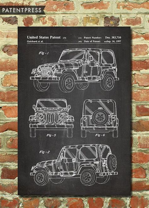 Jeep Wrangler Poster Jeep Art Vintage Truck Art Jeep Decor Etsy