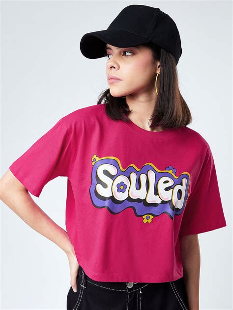 Buy Tss Originals Souled Oversized Womens Oversize Crop Tops Online