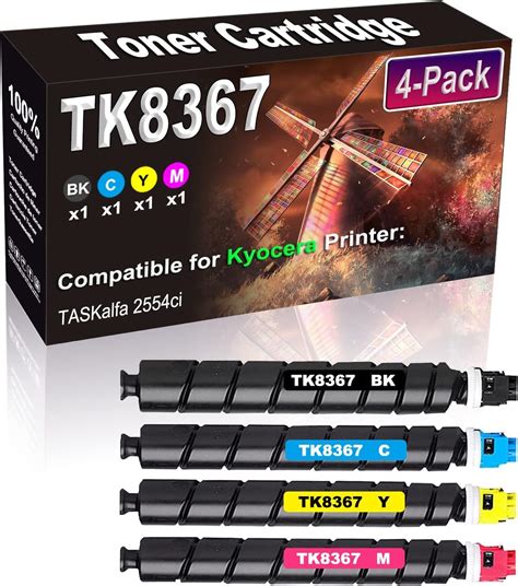 Amazon Kolasels Pack Bk C Y M Compatible Taskalfa Ci Toner