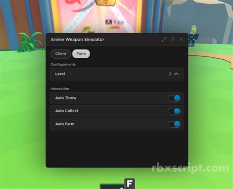 Anime Weapon Simulator Auto Farm Auto Collect Auto Throw Scripts