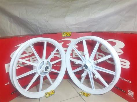 Velg Racing Boy Rcb Sp811 Palang 10 Satria Fu Warna Putih Lazada