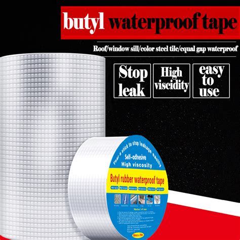 Waterproof Self Super Sticky Adhesive Butyl Rubber Tape China Butyl