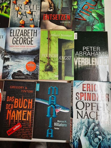 Bücher Paket Krimi und Thriller Sammlung 16 Stück Konvolut eBay