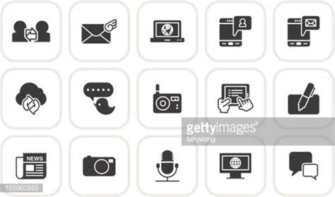 Communication Icons Stock Clipart | Royalty-Free | FreeImages