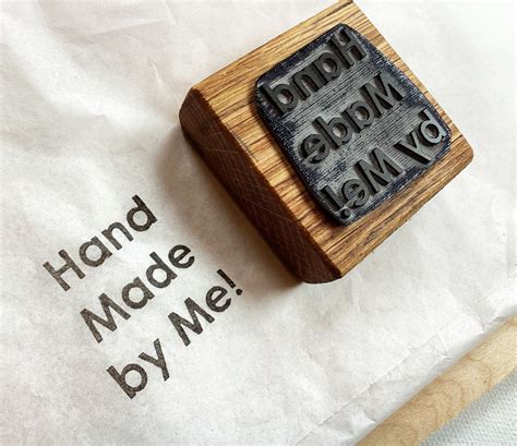 Personalised Stamp Custom Stamp Any Text Stamp Eco Rubber Stamp