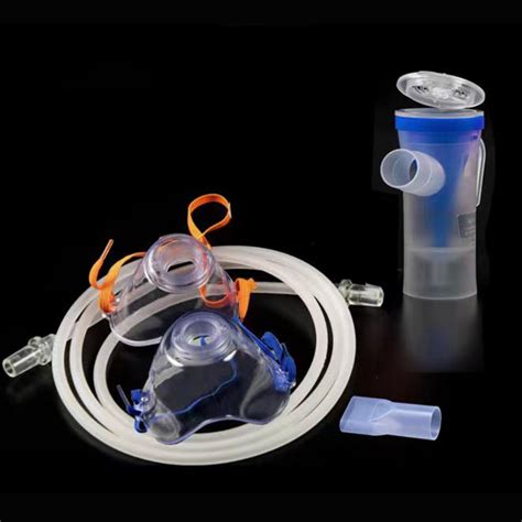 Custom Medical Grade PVC Nebulizer Oxygen Mask Kit With Mouthpiece And