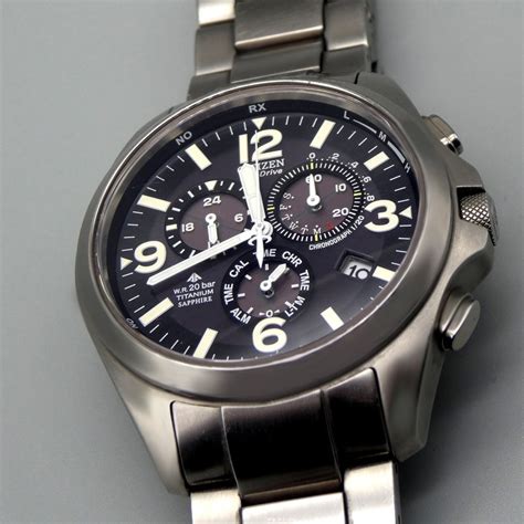 Citizen Promaster Eco Drive Titanium Ref Calibre E