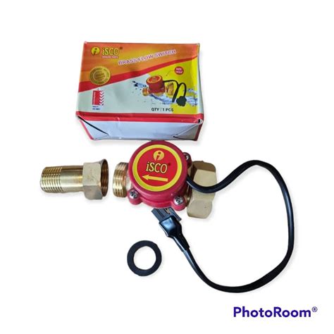 Jual ISCO Brass Switch Flow Switch Otomatis Pompa Booster 1 X 3 4