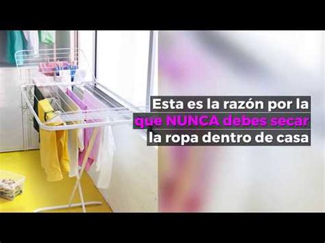 Esta es la razón por la que NUNCA debes secar la ropa dentro de casa