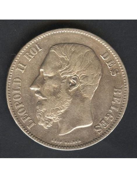 Belgium Francs Ag Leopold Ii