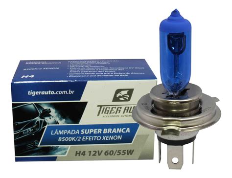 Par Lampada Farol Super Branca H Efeito Xenon Tiger Auto Mercadolivre