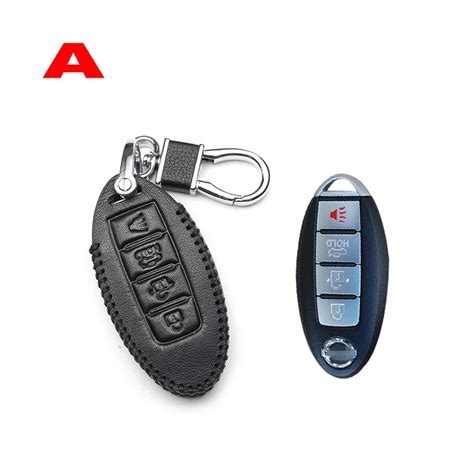 Car key case for cars leather remote key for Nissan Note Micra k12 x ...