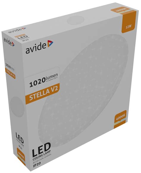 Avide Led Mennyezeti L Mpa Stella V W Mm Nw K Avide Led