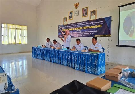 Penyuluhan Dinas Puprp Kabupaten Banjar Terkait Hukum Pertanahan