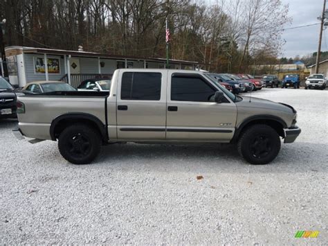 2001 Light Pewter Metallic Chevrolet S10 Ls Crew Cab 4x4 99632151 Photo 4 Car