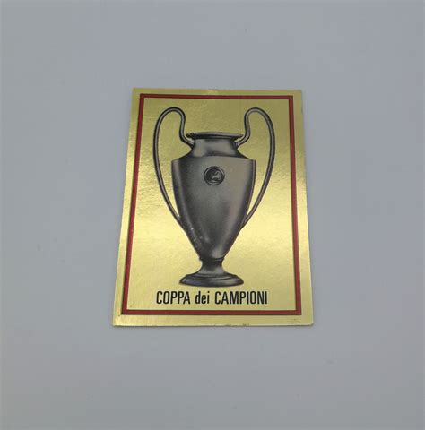 Coppa Dei Campioni 601 Figurina Calciatori Panini 1973 1974 Nuova Con