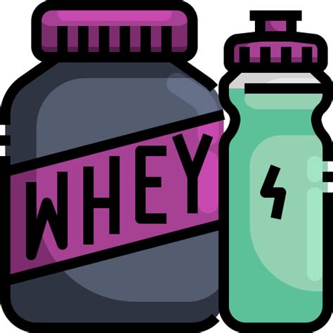 Whey Protein Justicon Lineal Color Icon