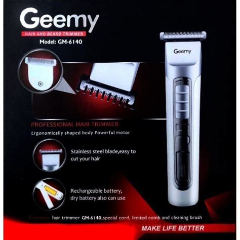 Geemy Gm Hair And Beard Trimmer Lazada