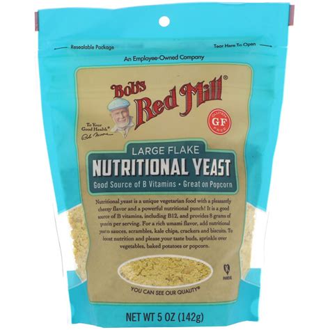 Bob S Red Mill Large Flake Nutritional Yeast Gluten Free 5 Oz 142 G