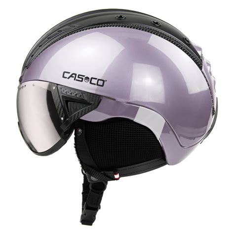 Casco SP 2 Carbonic Visor Skihelm Metallic Lavendel Krusche Outdoor De