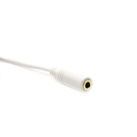 Cable De Audio Estereo Jack 3 5 Macho A Jack 3 5 Hembra 2 M Blanco