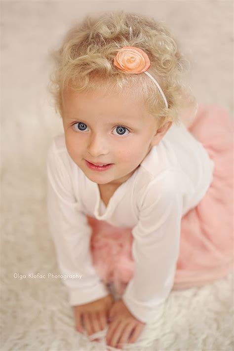 3 Year Old Girl With Curly Blonde Hair Unique Child Photos By Olga