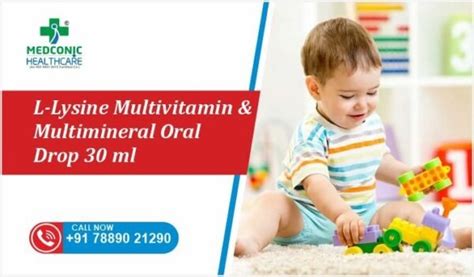 L Lysine Multivitamin Multimineral Oral Drop Ml Uses And Benefits