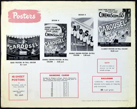 CAROUSEL | Rare Film Posters