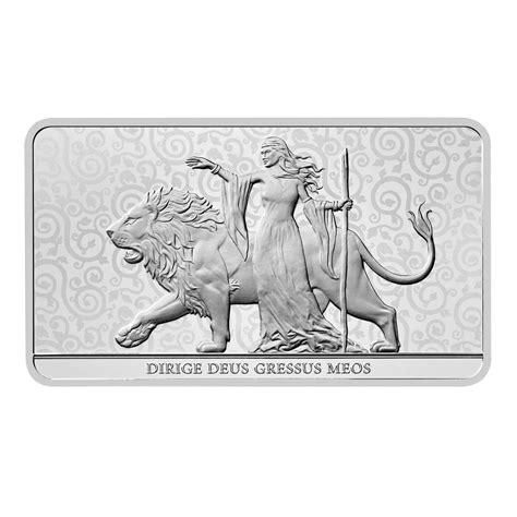 Una And The Lion Oz Silver Minted Bar The Royal Mint