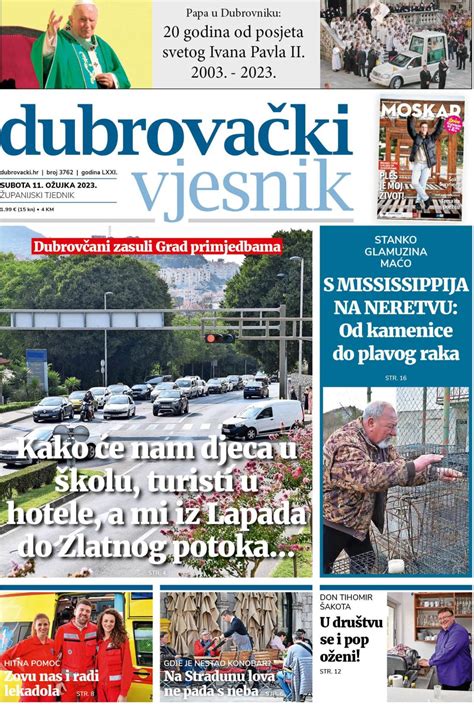 U novom broju Dubrovačkog vjesnika pročitajte DubrovnikNet