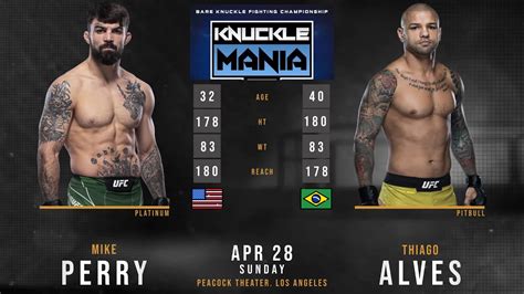 MIKE PERRY Vs THIAGO ALVES Full Fight BKFC YouTube