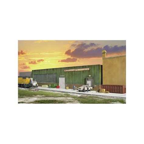 Walthers Cornerstone Ho Lauston Shipping Background Building Kit