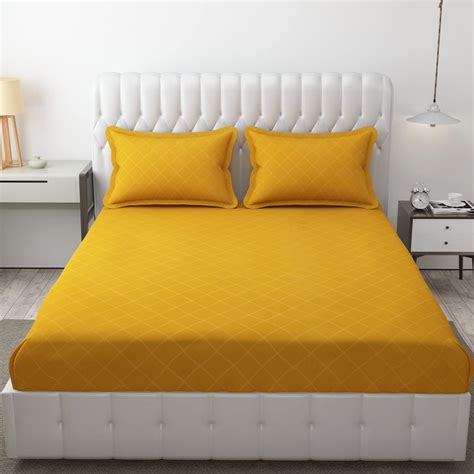 Fresh From Loom Plain Double Bedsheet King Size Microfiber Rotary