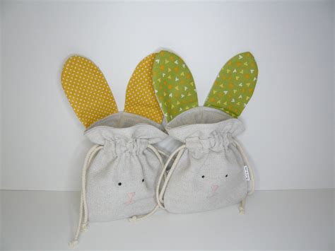 Petits Pochons Lapin Lot De La Vie En Coton