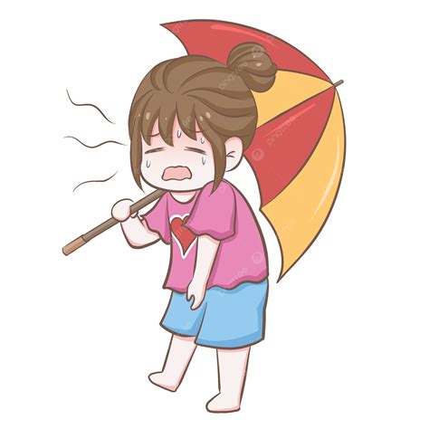 Girls Beware Of Heat Stroke Due To High Temperature Hot Summer High Temperature Warning High