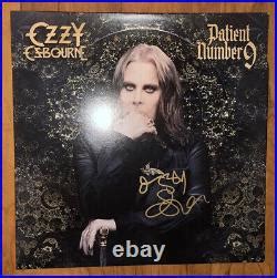 Ozzy Osbourne Signed Vinyl album Patient number 9 with proof | Signed ...