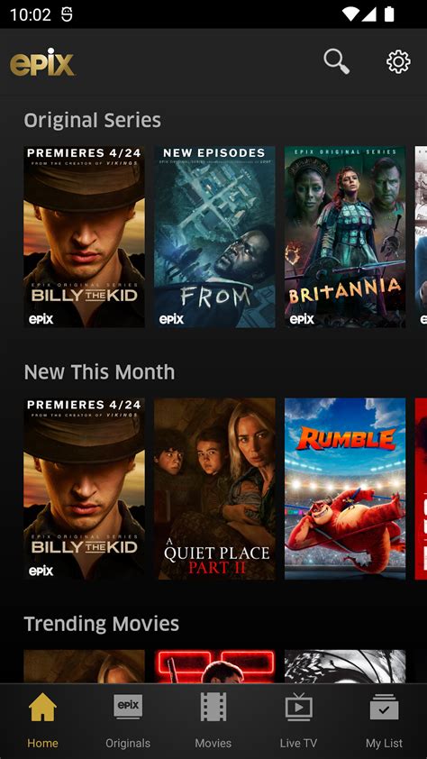 epix stream  tv package apk  android