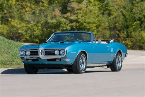 1967 Pontiac Firebird Convertible 400 V8 4 Speed Manual Correct Colors For Sale Photos